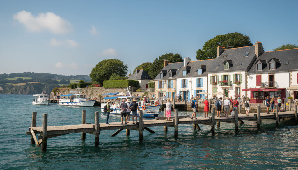 découvrez les points de départ incontournables pour prendre le bateau en direction de l'ßle d'arz. guide pratique pour faciliter votre embarquement et profiter pleinement de votre escapade maritime.