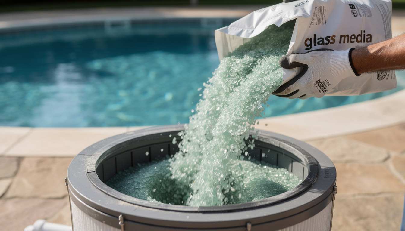 découvrez combien de sacs de verre sont nécessaires pour votre filtre de piscine afin d'assurer une filtration efficace et une eau propre toute la saison.