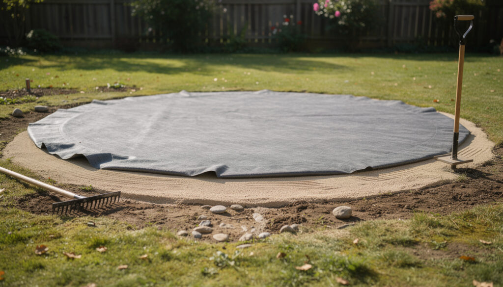 découvrez les meilleures solutions pour assurer la stabilité et la durabilité de votre piscine hors sol en choisissant les matériaux adaptés à installer dessous.